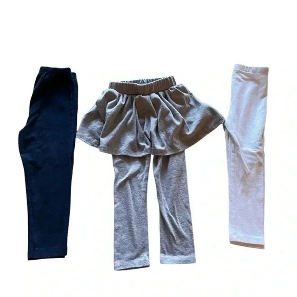 The Children’s Place Girl Cozy Soft Cotton Leggings SZ 3T Bundle Pants # 1202 - Picture 1 of 4